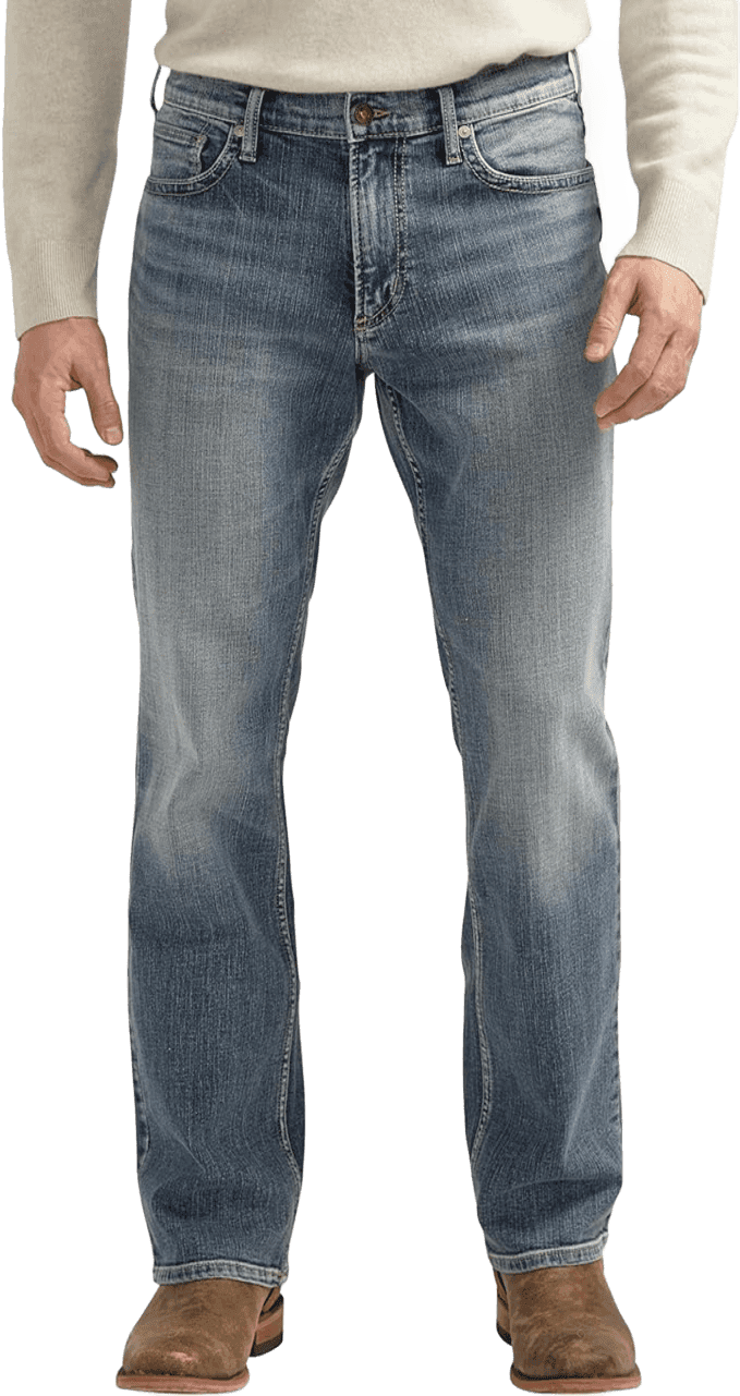 Silver Jeans Co. Mens Jace Slim Fit Bootcut Jeans