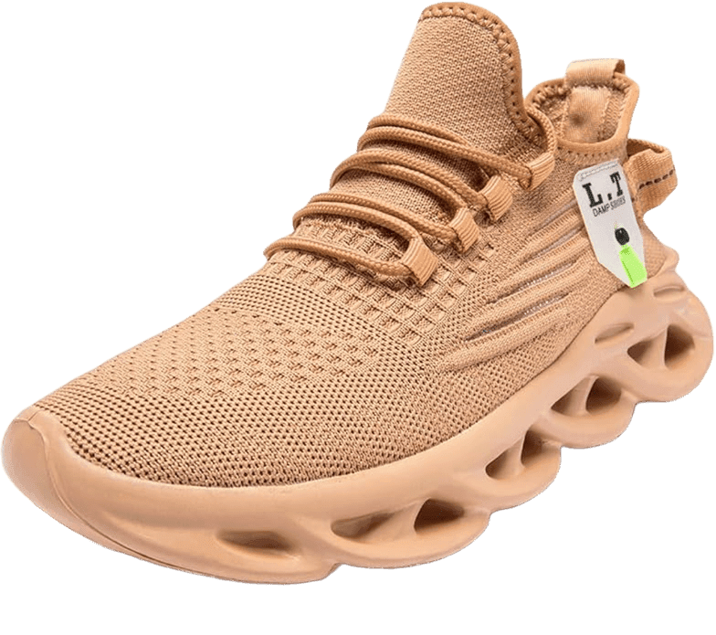 DLWKIPV Mens Running Shoes Tennis Cross Training Sneakers Fashion Non Slip Outdoor Walking Jogging Shoes Mesh Light Flexible Comfortable Breathable Shoes